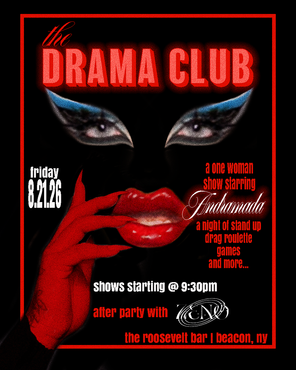 The Drama Club flyer