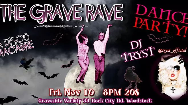 Image: THE GRAVE RAVE: A disco macabre with DJ Tryst
