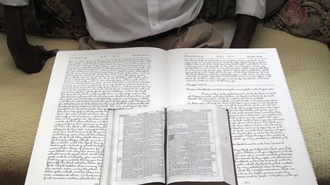 "The Last Word": Philmont Man Completes Hand-Copied Bible Project