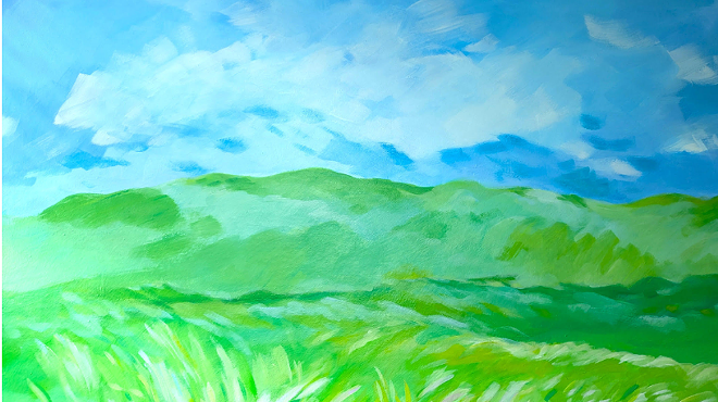 Image: &ldquo;The Nature of Green: Landscapes Real and Imagined,&rdquo; Paintings by Anne Levitt