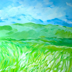 Image: &ldquo;The Nature of Green: Landscapes Real and Imagined,&rdquo; Paintings by Anne Levitt