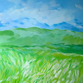 Image: "The Nature of Green": Paintings by Anne Levitt