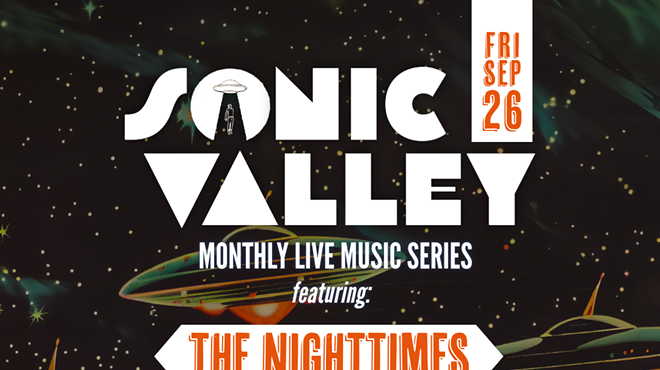 Image: The Nighttimes // Discount Fireworks - Sonic Valley monthly live music series @ Happy Valley Arcade Bar