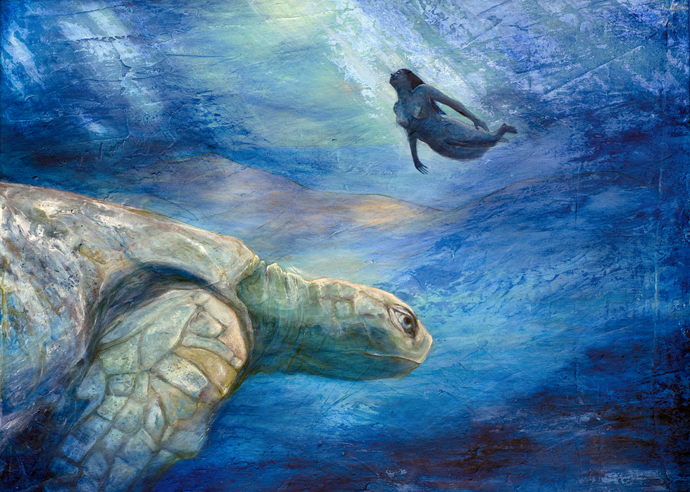 Turtle Rising by Erin Schantz-Hilton