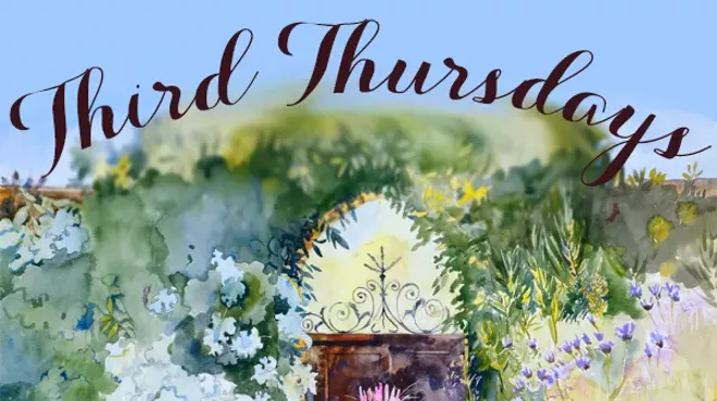 Image: Third Thursdays at the Beatrix Farrand Garden, Movie night!