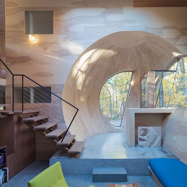 Tour Steven Holl Architects' EX of IN House at 'T' Space Rhinebeck