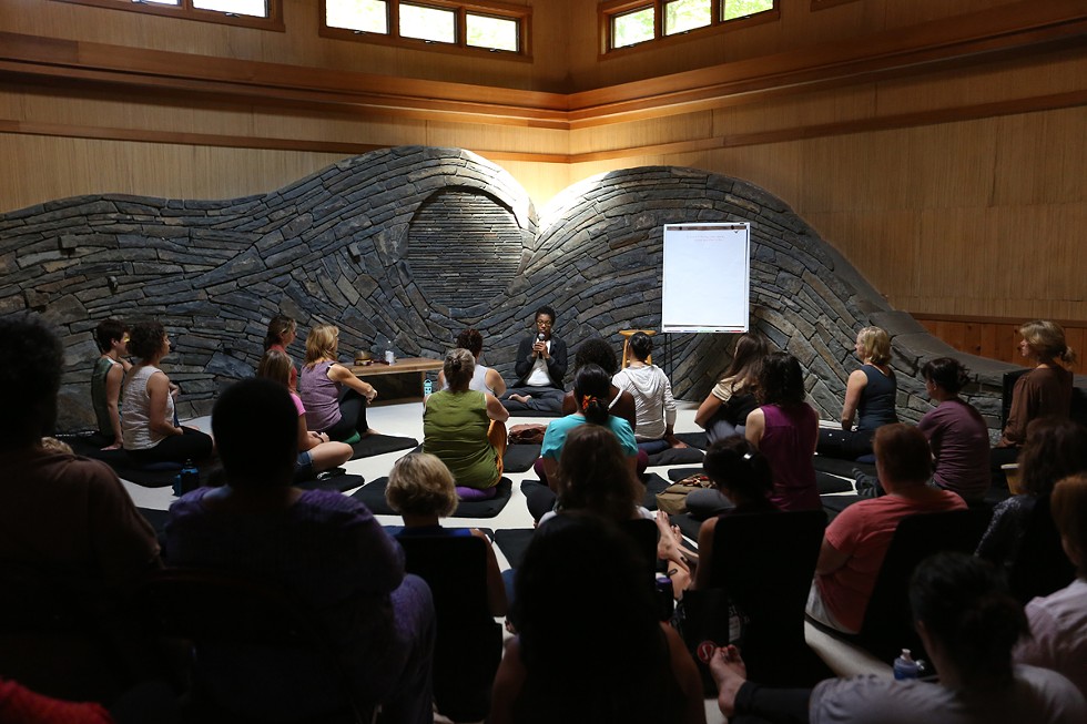 A workshop at Retreat Week at Omega Institute in Rhinebeck.