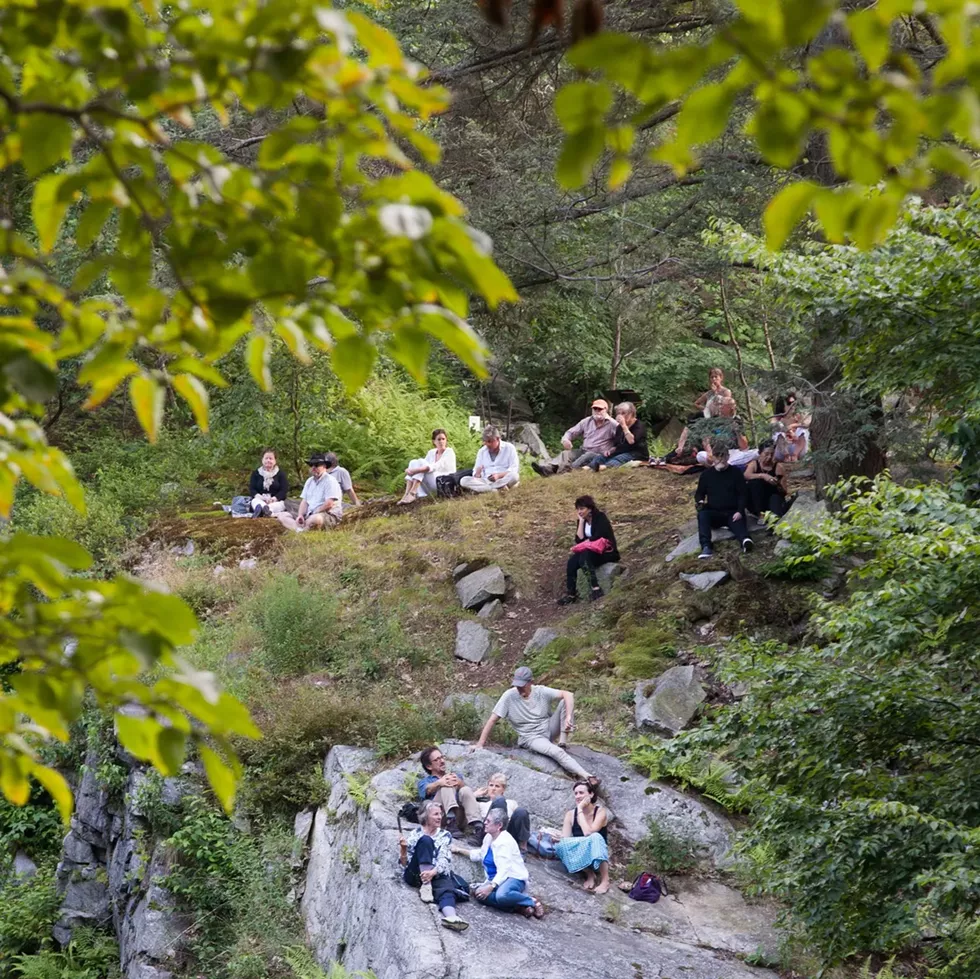 Guests of MANITOGA at Ben Neill's previous TROVE performance.