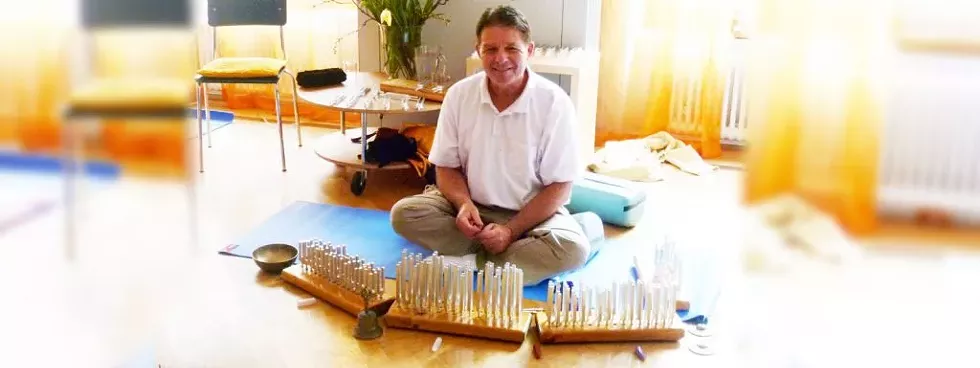 Dr. John Beaulieu and tuning forks
