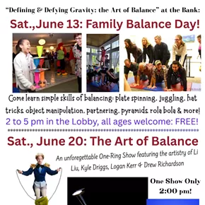 Image: Two Balance Events: Family Balance Day & The Art of Balance One-Ring Show