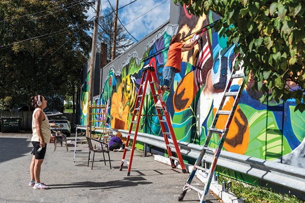 Parting Shot: A New Lady Pink Mural Lights Up in Highland | November 2021