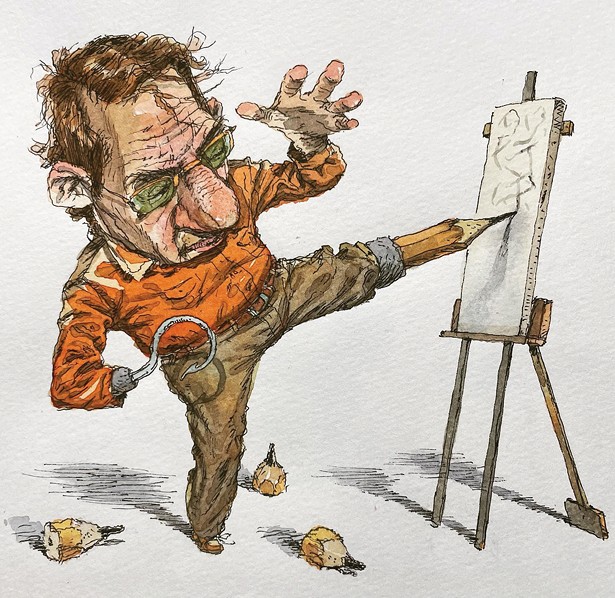 Taking the Line for a Walk: John Cuneo's Illustrations