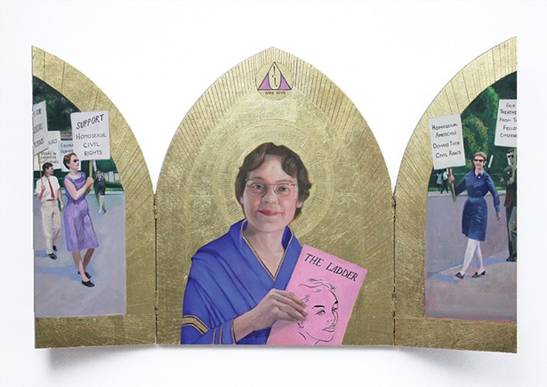 “Mortals, Saints, and Myths” at Carrie Haddad Gallery