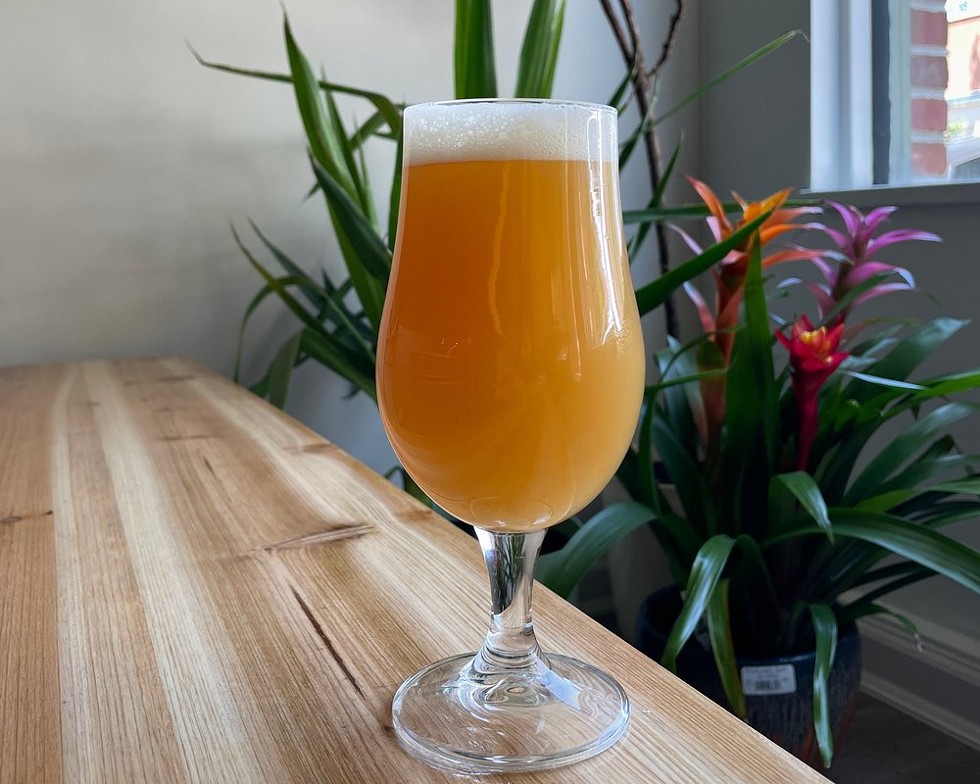 Long Live the Hop, one of two hazy IPAs on tap now at Pillow & Oats