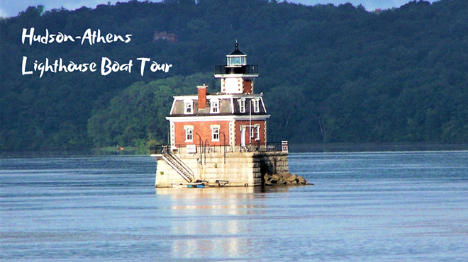 Boat Tours to the Hudson-Athens Lighthouse departing from Hudson