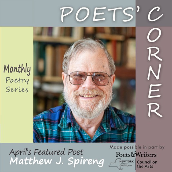Poets’ Corner at TCCC Presents Matthew J. Spireng