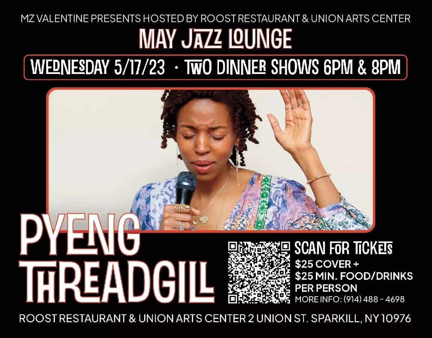 Jazzlounge Supperclub with singer Pyeng Threadgill 5/17 6pm/8pm - Vimarsana News