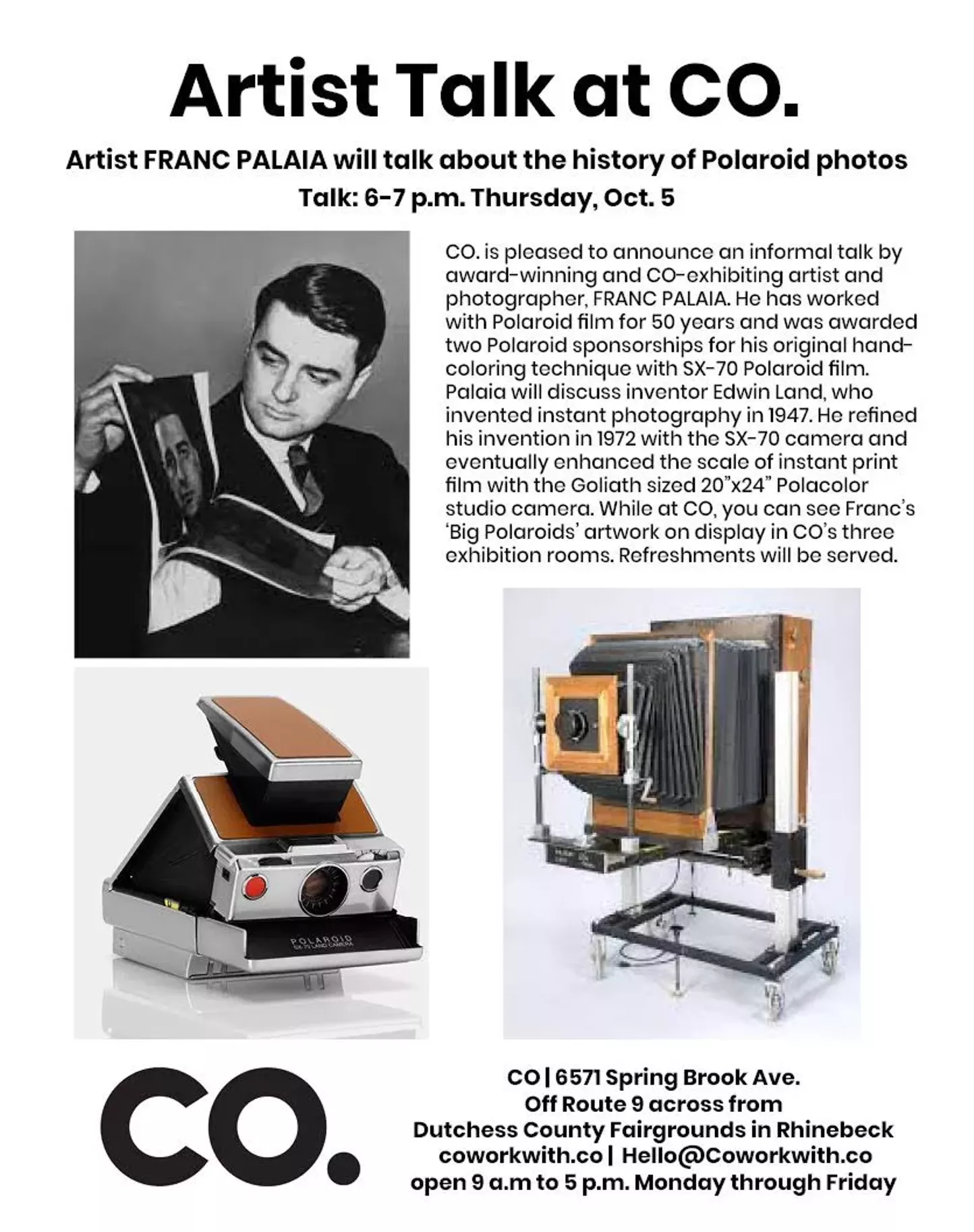 Artist Talk on Polaroid Photography - Vimarsana News
