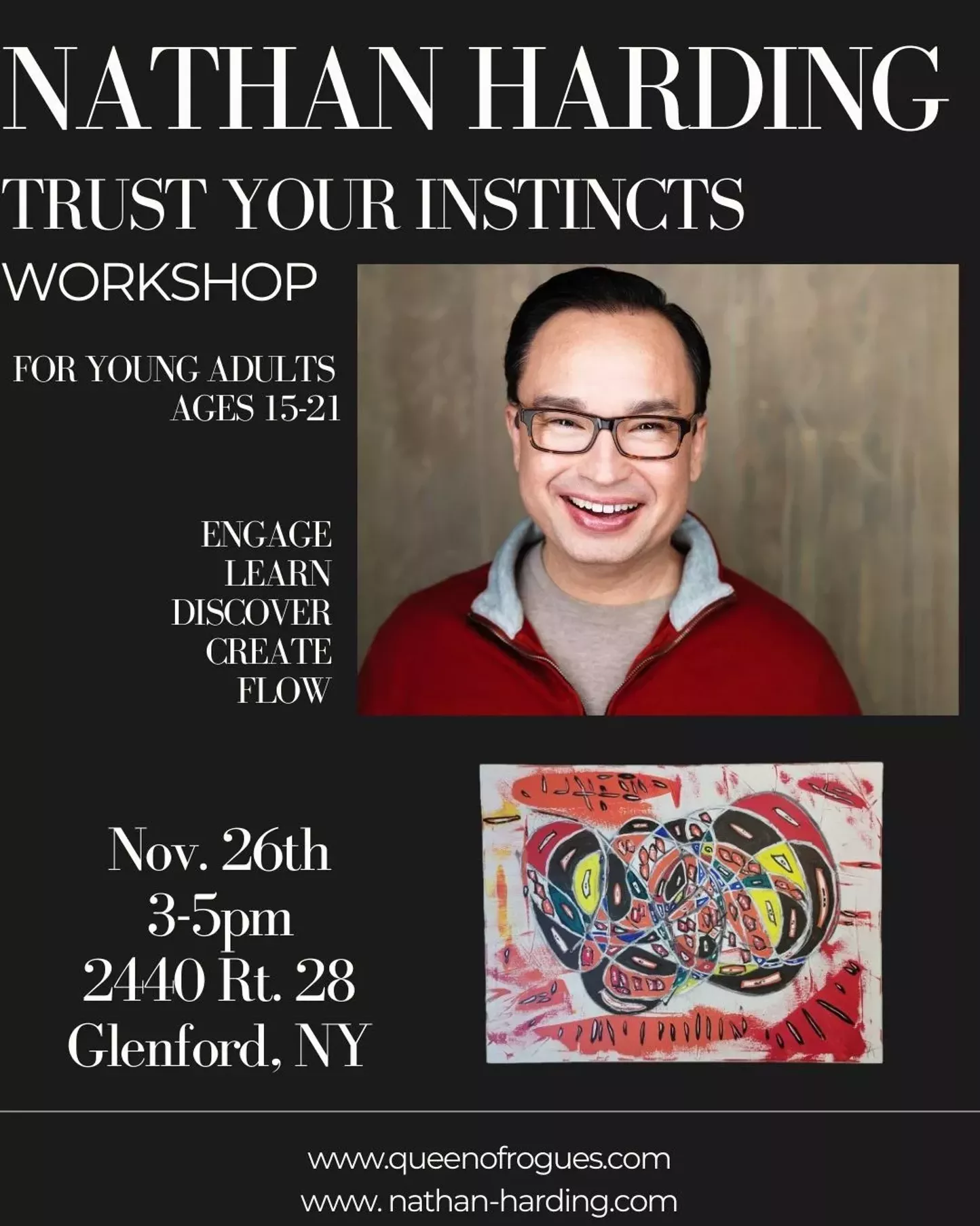 Trust Your Instincts Workshop with Nathan Harding - Vimarsana News