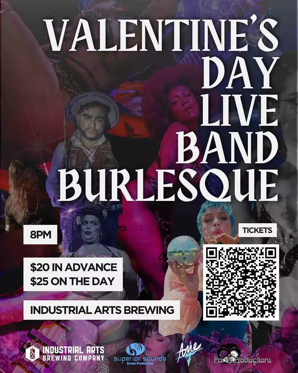 Live Band Burlesque Flyer