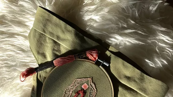 Image: Valentine's Undies Embroidery Workshop