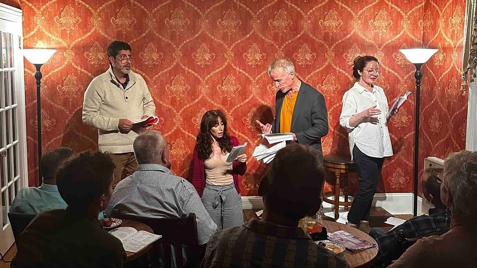 A VetRep staged reading of Woody Allen’s "Central Park West" at The Parlor in Cornwall.