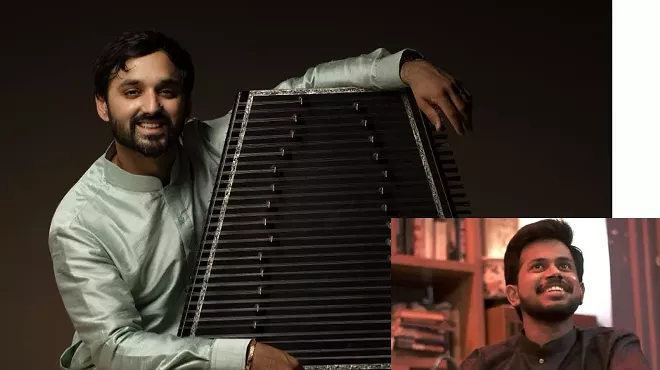 Image: Vinay Desai, Santoor with Ravi Venugopalan, Tabla