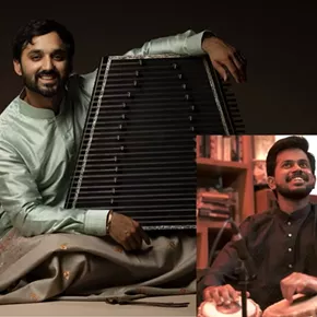 Image: Vinay Desai, Santoor with Ravi Venugopalan, Tabla