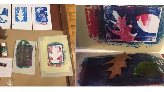 Image: Virtual - Eco Friendly Printmaking at Home, children ages 7-12