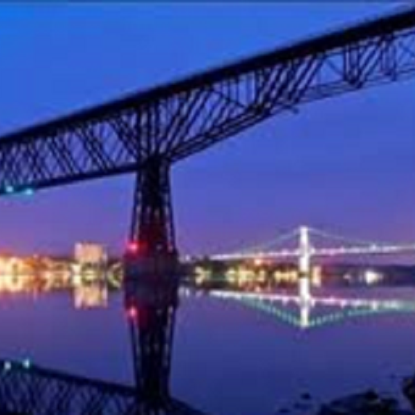 Walkway At Night