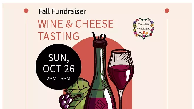 Image: Warwick Valley Gardeners Wine and Cheese Tasting