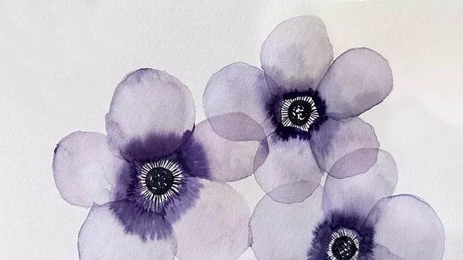 Image: Watercolor Flowing Florals Workshop