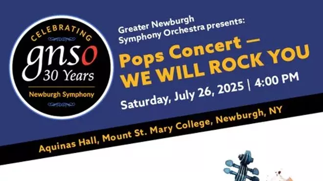 Image: We Will Rock You: A Summer Pops Concert - Sat, Jul 26th 2025 at 4:00 PM By Greater Newburgh Symphony Orchestra