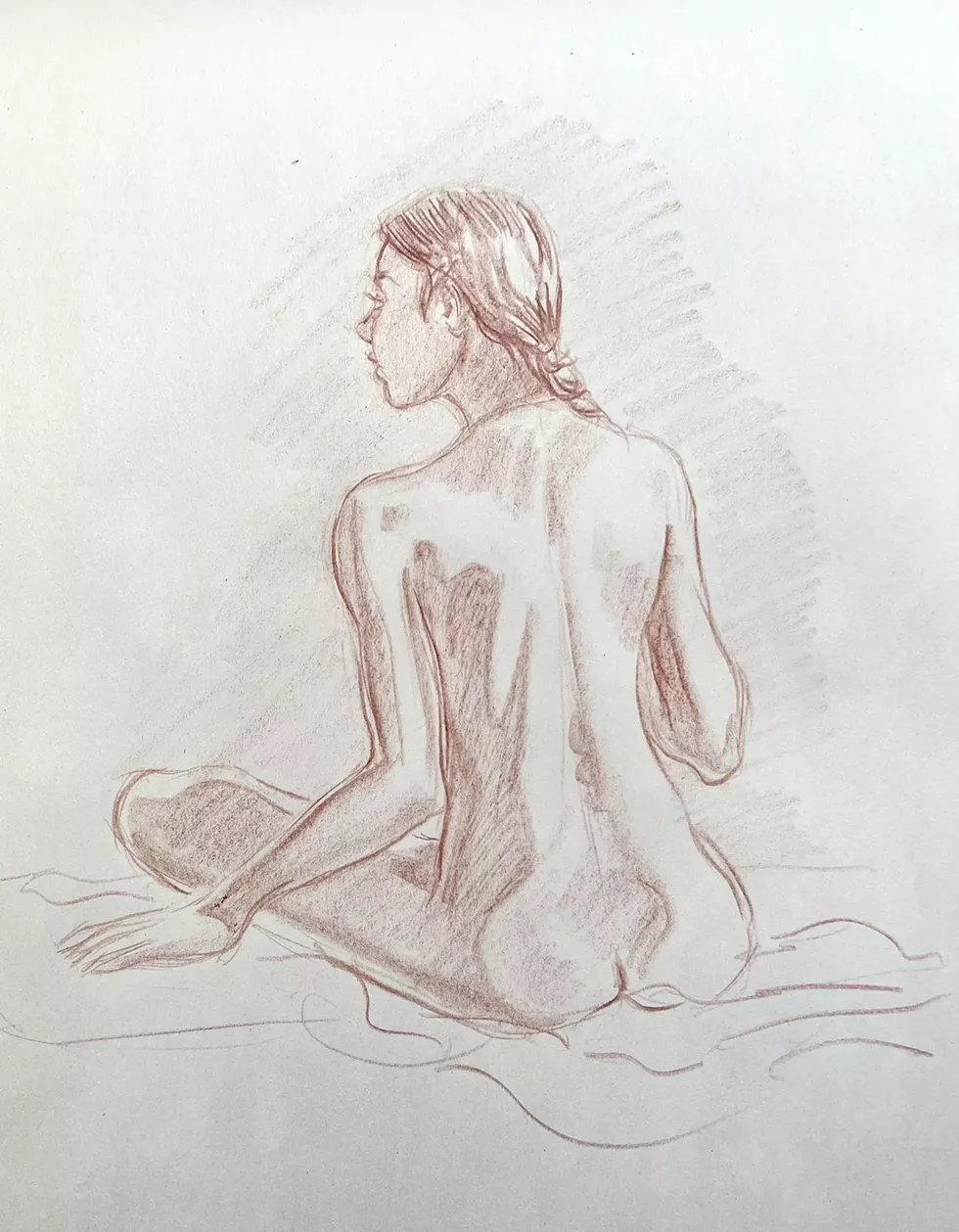 Figure drawing Wednesday long pose