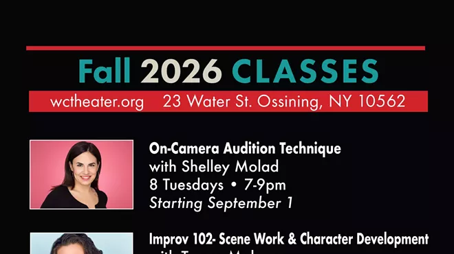 Image: Westchester Collaborative Theater (WCT) Launches Fall Classes in Acting for the Screen, Improv, Screenwriting and Yoga