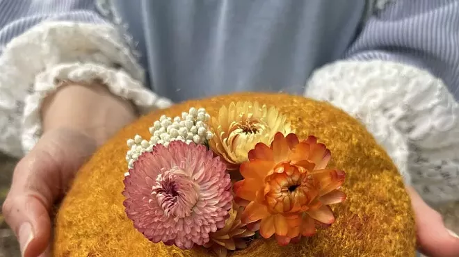 Image: Wet Felted Bowls