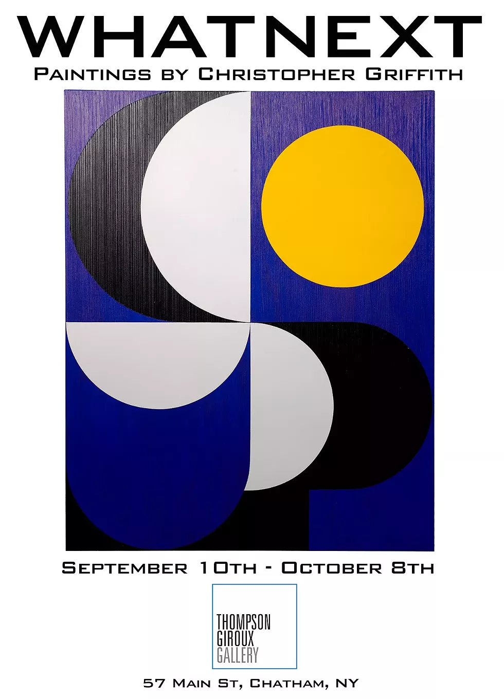 WHAT NEXT, PAINTINGS BY CHRISTOPHER GRIFFITH