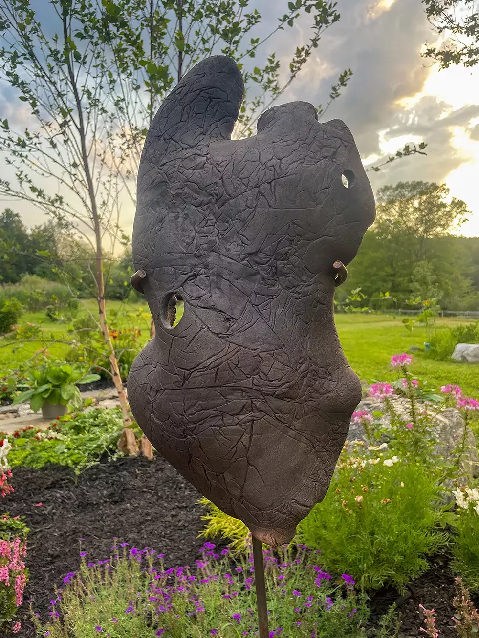 Alta Buden, Seasoned, clay and steel, 20 x 14 x 7inches