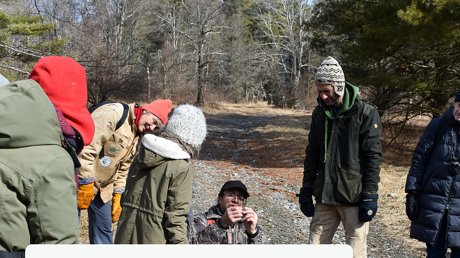 Image: Wildlife tracking walk