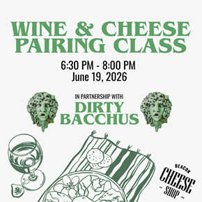 Image: Wine & Cheese Pairing Class with Dirty Bacchus