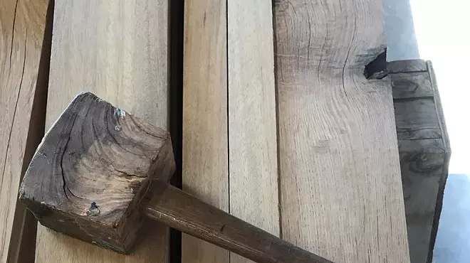 Image: Wooden Joiner's Mallet Build