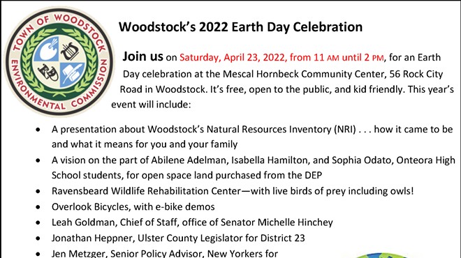 Woodstock's 2022 Earth Day Celebration