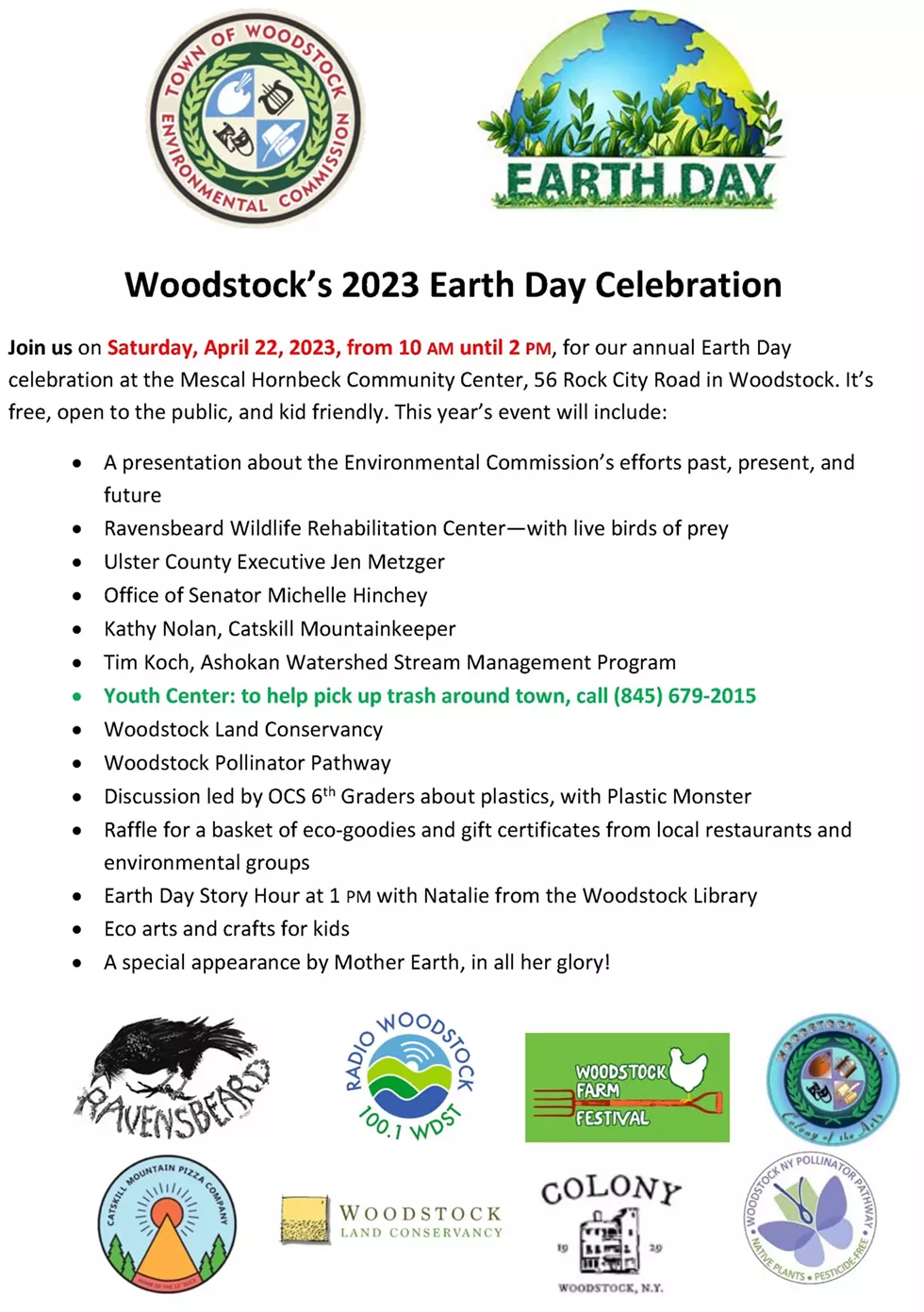 Woodstock's 2023 Earth Day Celebration