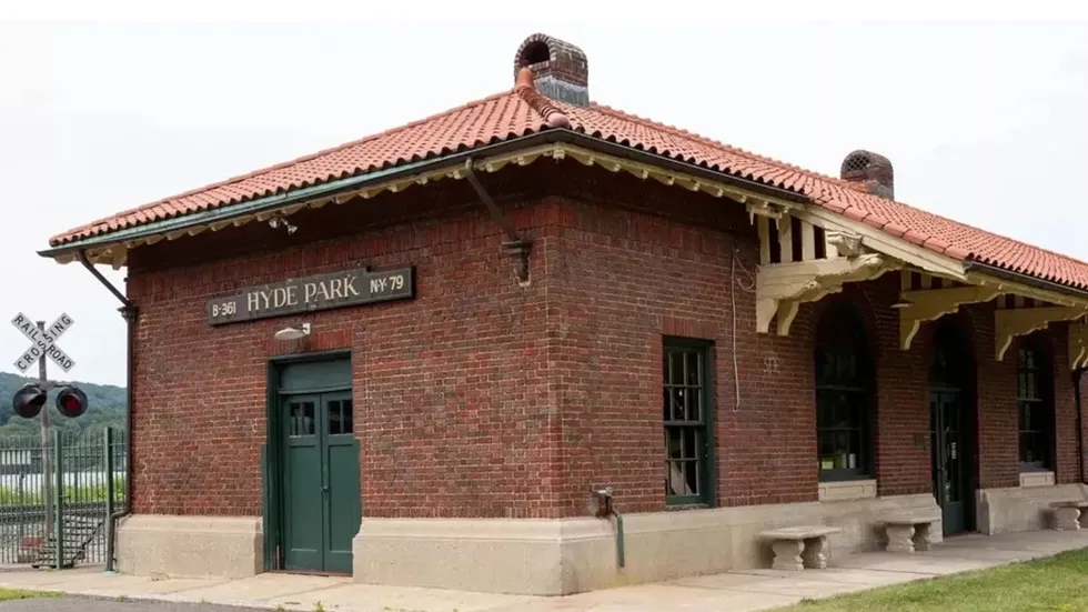 The fully restored Hyde Park Railroad Station Museum