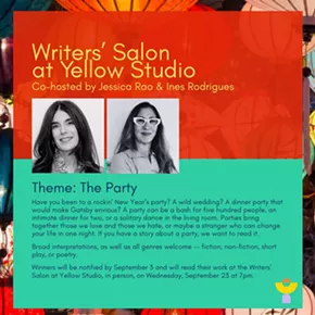 Image: Writers' Salon at Yellow Studio