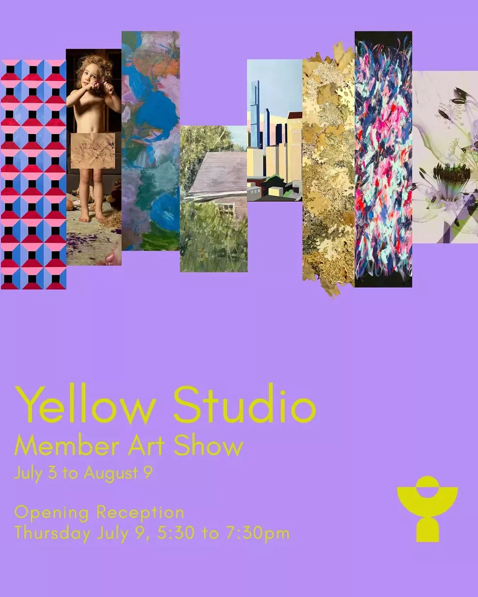 promotional image for the Yellow Studio Member Show 2026