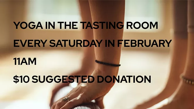 Image: Yoga in the Tasting Room